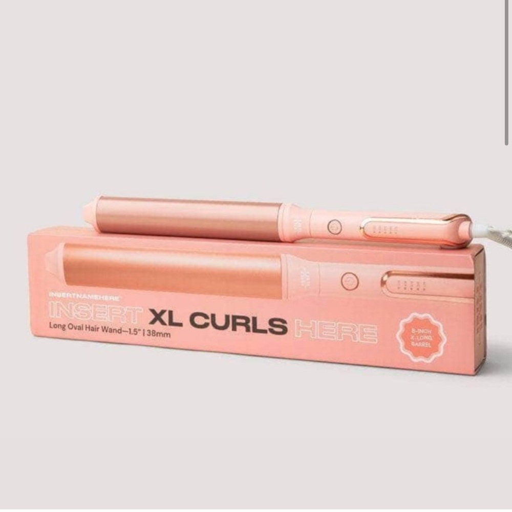 Insert Name Here Extra Long Oval Curling Wand XL Curls INH 1.5” 38mm